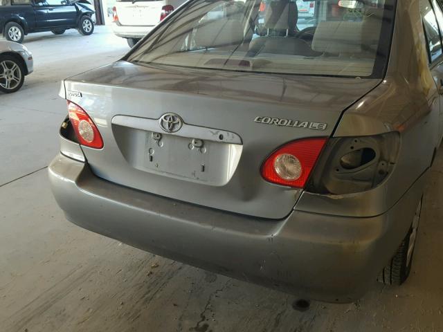 JTDBR32E932001892 - 2003 TOYOTA COROLLA CE SILVER photo 9