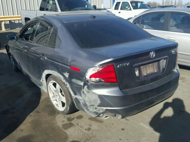 19UUA66236A003926 - 2006 ACURA 3.2TL GRAY photo 3