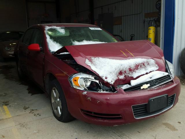 2G1WT58K469368015 - 2006 CHEVROLET IMPALA LT BURGUNDY photo 1