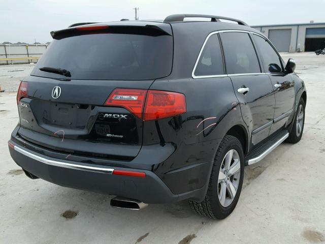 2HNYD2H61BH529039 - 2011 ACURA MDX TECHNO BLACK photo 4