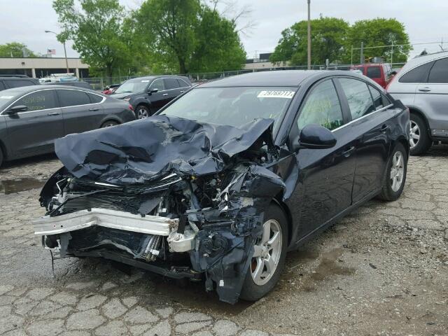 1G1PC5SB5E7341726 - 2014 CHEVROLET CRUZE LT BLUE photo 2