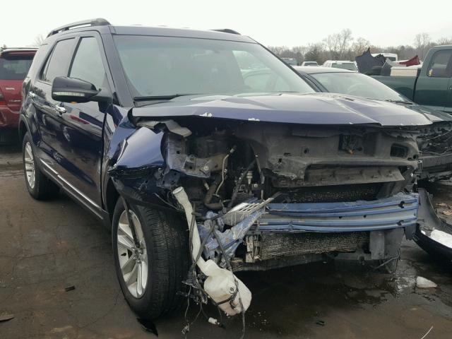 1FMHK8D87BGA01924 - 2011 FORD EXPLORER X BLUE photo 1