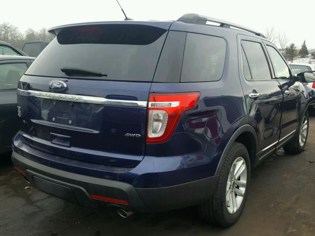 1FMHK8D87BGA01924 - 2011 FORD EXPLORER X BLUE photo 4