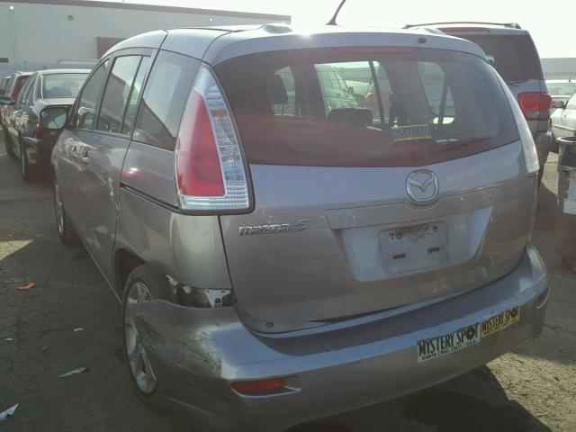 JM1CR2WL9A0384815 - 2010 MAZDA 5 SILVER photo 3