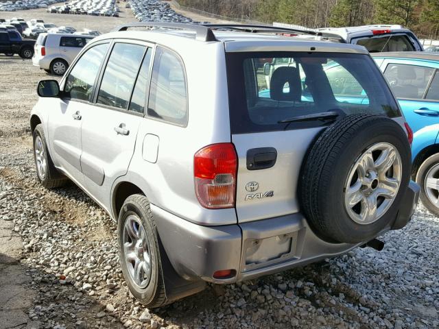 JTEHH20VX36072498 - 2003 TOYOTA RAV4 SILVER photo 3