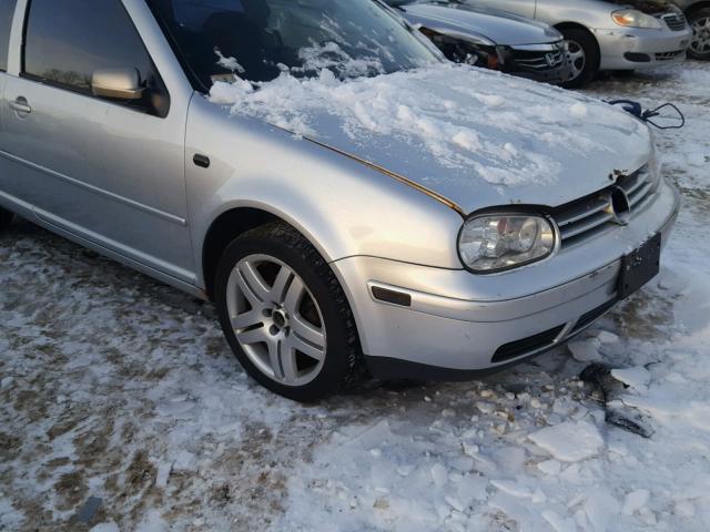 9BWDH61J034051991 - 2003 VOLKSWAGEN GTI VR6 SILVER photo 9