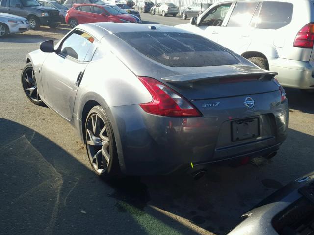 JN1AZ4EH0EM634086 - 2014 NISSAN 370Z BASE GRAY photo 3