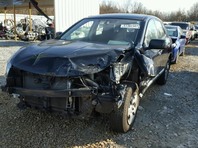 JN8AS5MT4DW542810 - 2013 NISSAN ROGUE S BLACK photo 2