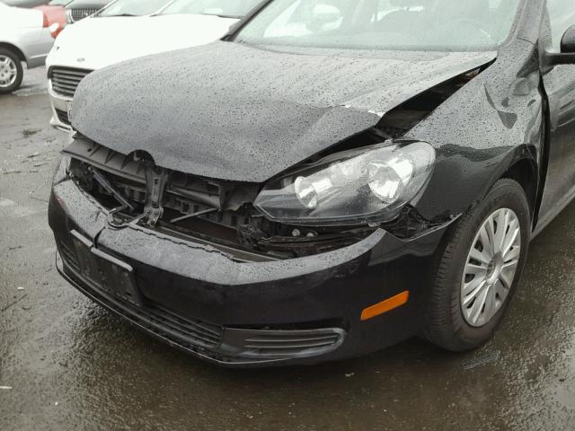 WVWDB7AJ9DW131460 - 2013 VOLKSWAGEN GOLF 黑色 照片 9