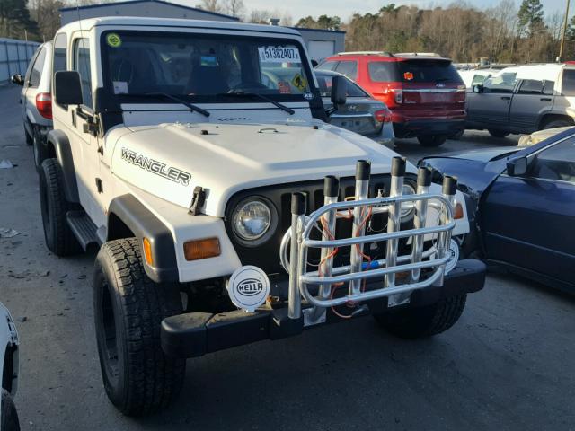 1J4FY29P1XP408050 - 1999 JEEP WRANGLER / WHITE photo 1