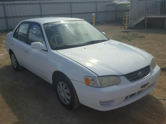 1NXBR12E01Z501957 - 2001 TOYOTA COROLLA CE WHITE photo 1