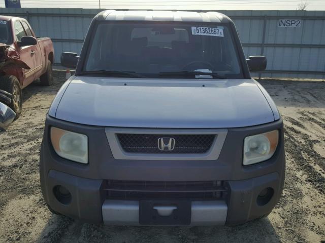 5J6YH18563L010062 - 2003 HONDA ELEMENT EX GRAY photo 9