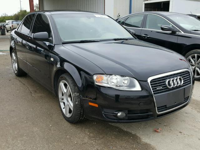 WAUDF78E86A046443 - 2006 AUDI A4 2.0T QU BLACK photo 1