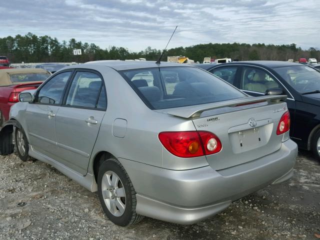 1NXBR32E73Z084237 - 2003 TOYOTA COROLLA SILVER photo 3