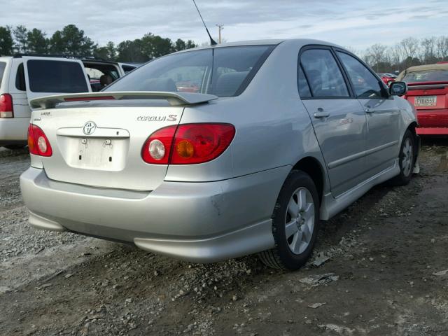 1NXBR32E73Z084237 - 2003 TOYOTA COROLLA SILVER photo 4