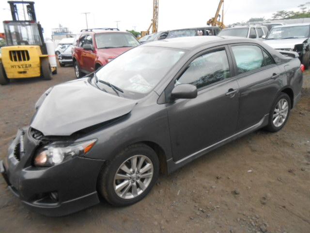 1NXBU4EE6AZ323872 - 2010 TOYOTA COROLLA BA GRAY photo 2