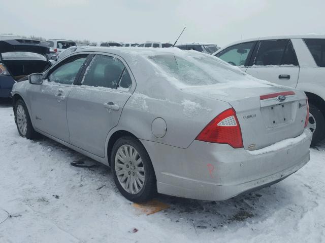 3FADP0L3XAR136551 - 2010 FORD FUSION HYB SILVER photo 3