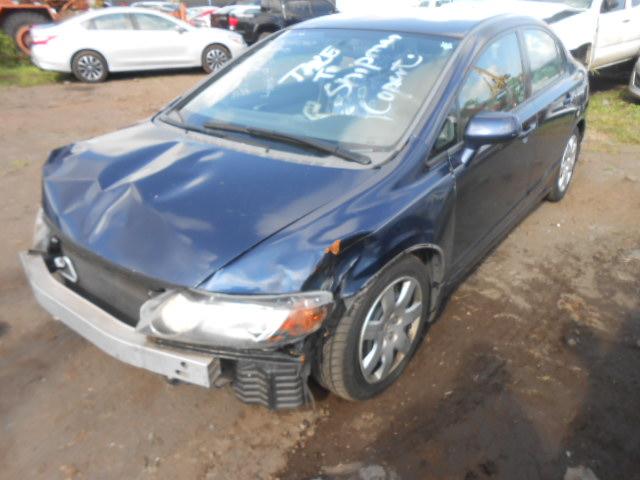 2HGFA16577H512345 - 2007 HONDA CIVIC LX BLUE photo 2