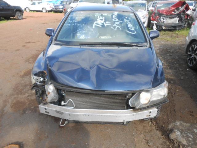 2HGFA16577H512345 - 2007 HONDA CIVIC LX BLUE photo 9