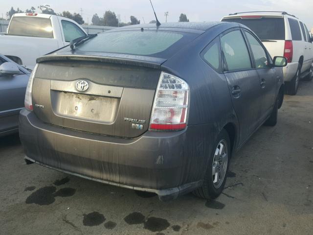 JTDKB20U383306184 - 2008 TOYOTA PRIUS GRAY photo 4