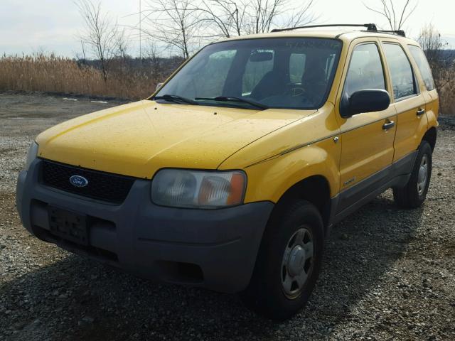 1FMYU01161KE76902 - 2001 FORD ESCAPE XLS YELLOW photo 2