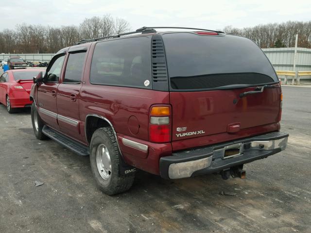 1GKFK16Z33J169786 - 2003 GMC YUKON XL K MAROON photo 3