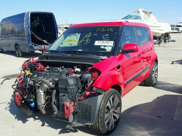 KNDJT2A21B7224752 - 2011 KIA SOUL + RED photo 2