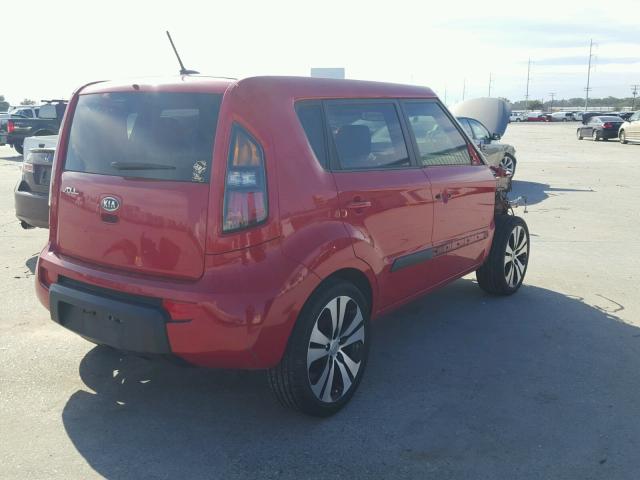 KNDJT2A21B7224752 - 2011 KIA SOUL + RED photo 4