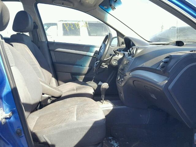 KL1TD56608B124836 - 2008 CHEVROLET AVEO BASE ლურჯი ფოტო 5