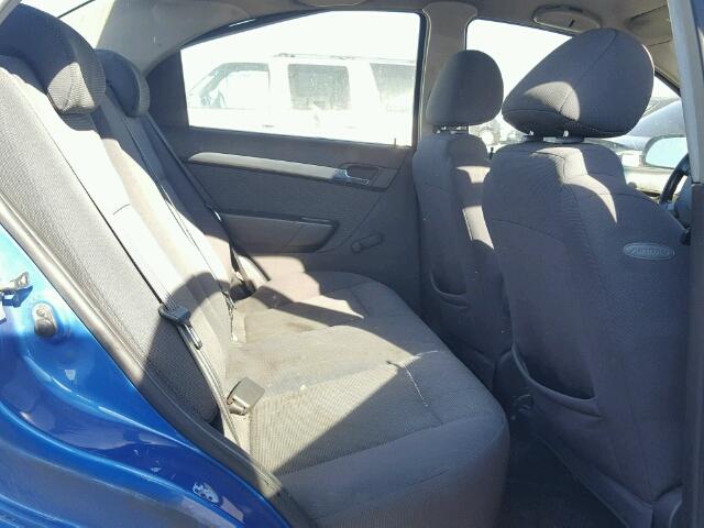 KL1TD56608B124836 - 2008 CHEVROLET AVEO BASE ლურჯი ფოტო 6