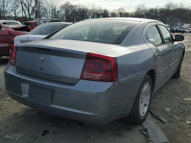 2B3KA43G66H472716 - 2006 DODGE CHARGER SE GRAY photo 4