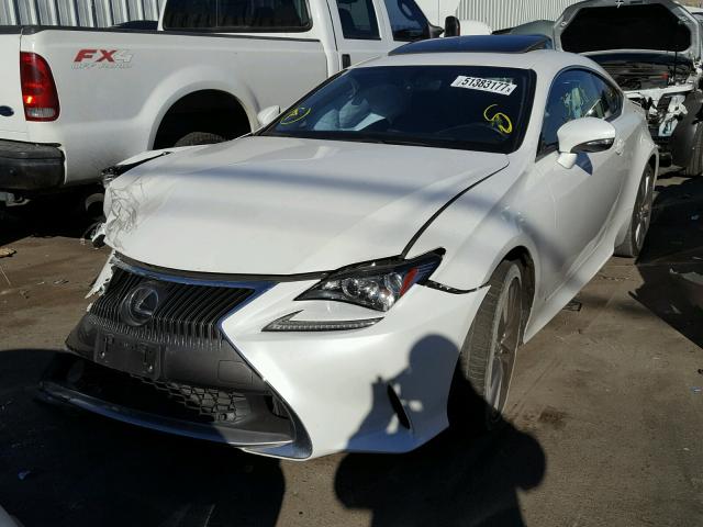 JTHHE5BCXF5007203 - 2015 LEXUS RC 350 WHITE photo 2