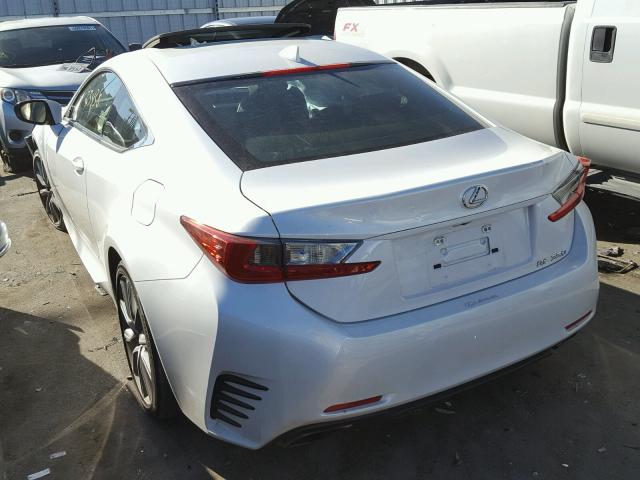 JTHHE5BCXF5007203 - 2015 LEXUS RC 350 WHITE photo 3