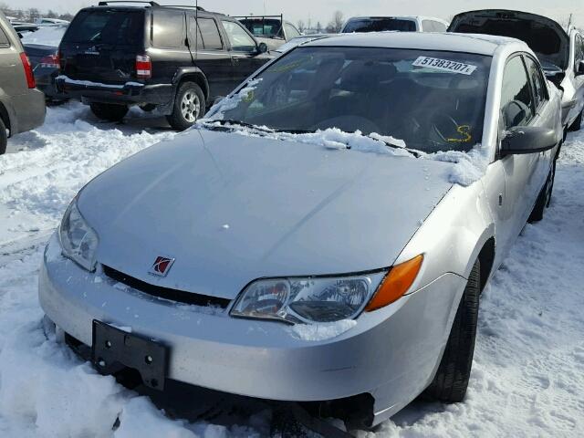 1G8AW15B17Z188059 - 2007 SATURN ION LEVEL SILVER photo 2