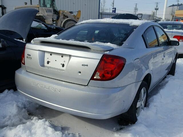 1G8AW15B17Z188059 - 2007 SATURN ION LEVEL SILVER photo 4