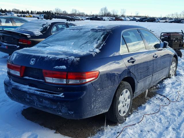 JHMCM56414C015375 - 2004 HONDA ACCORD LX BLUE photo 4