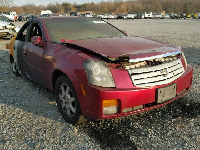 1G6DP577X70155326 - 2007 CADILLAC CTS HI FEA MAROON photo 1