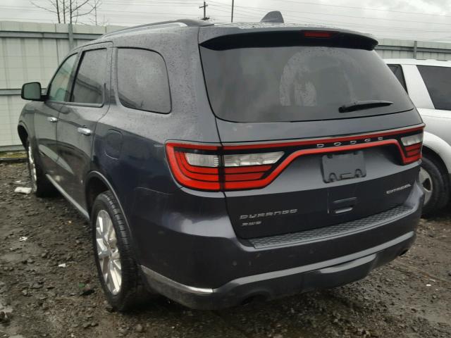 1C4RDJEG1FC110344 - 2015 DODGE DURANGO CI CHARCOAL photo 3