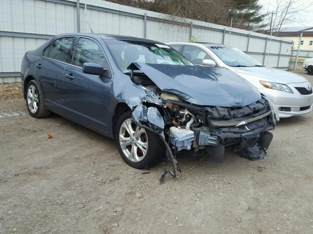 3FAHP0HA3CR291695 - 2012 FORD FUSION SE BLUE photo 1