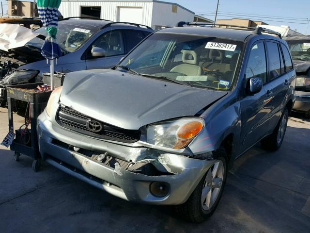 JTEGD20VX50070392 - 2005 TOYOTA RAV4 GREEN photo 2