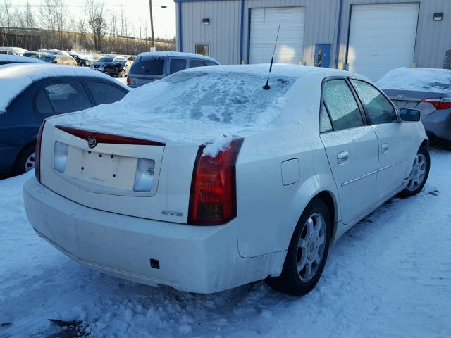 1G6DM577540147882 - 2004 CADILLAC CTS WHITE photo 4