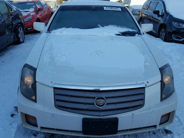 1G6DM577540147882 - 2004 CADILLAC CTS WHITE photo 9