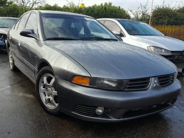 4A3AA46H42E020244 - 2002 MITSUBISHI GALANT ES GRAY photo 1