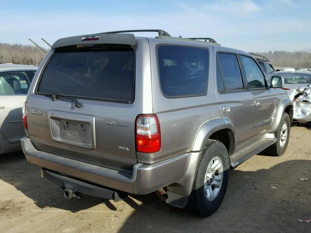 JT3HN86R220391314 - 2002 TOYOTA 4RUNNER SR TAN photo 4