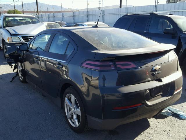 1G1RH6E44EU117202 - 2014 CHEVROLET VOLT GRAY photo 3