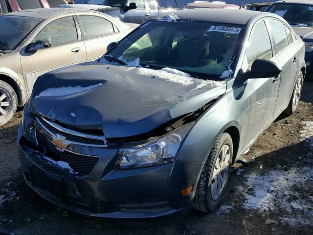 1G1PC5SH3C7297291 - 2012 CHEVROLET CRUZE LS BLUE photo 2