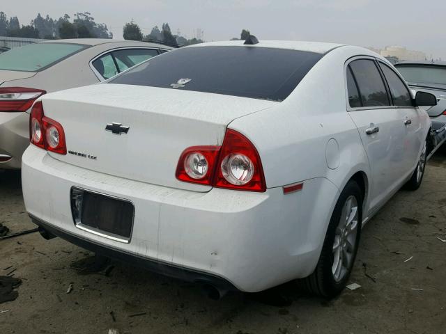 1G1ZG5E77CF130440 - 2012 CHEVROLET MALIBU LTZ WHITE photo 4