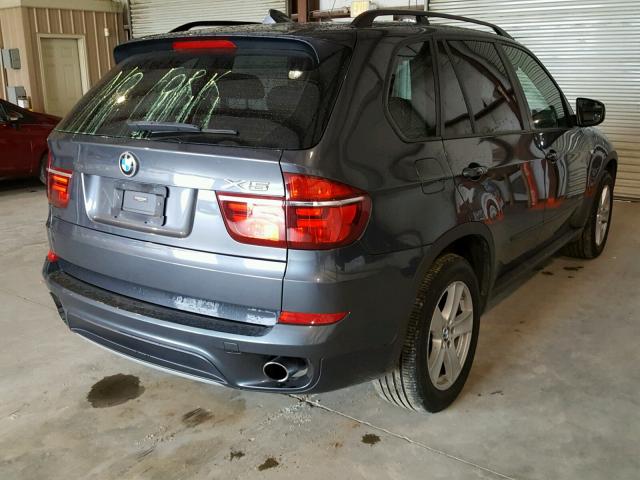 5UXZV4C58D0B16027 - 2013 BMW X5 XDRIVE3 GRAY photo 4