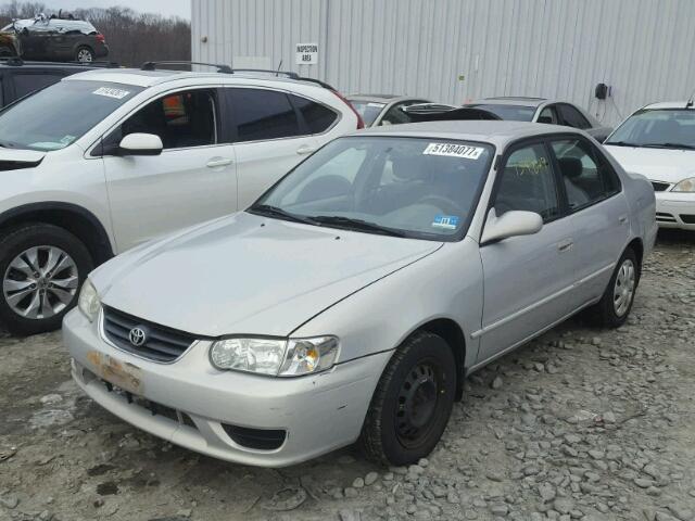 2T1BR12E52C578276 - 2002 TOYOTA COROLLA CE SILVER photo 2