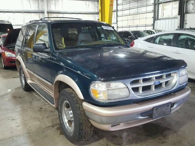 1FMDU34X8TZA16411 - 1996 FORD EXPLORER GREEN photo 1